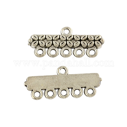 Tibetan Style Alloy Chandelier Components TIBE-Q037-019-RS-1