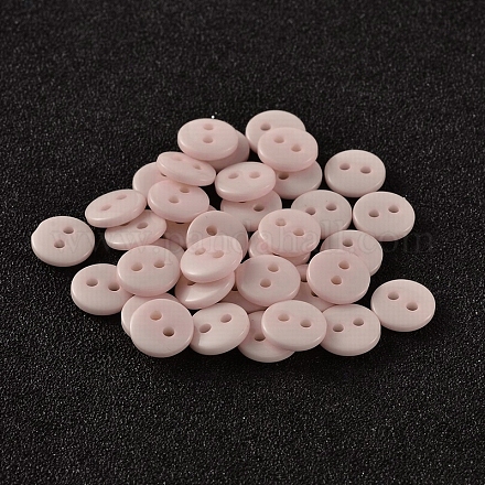 2-дырочные плоские круглые смолы швейные кнопки для дизайна костюма BUTT-E119-18L-16-1