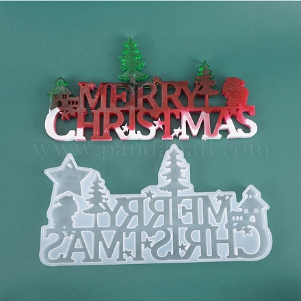 Stampi in silicone per ciondoli natalizi fai da te DIY-D049-08-1