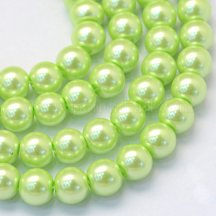 Perlas de perlas de vidrio pintado para hornear X-HY-Q003-3mm-07-1