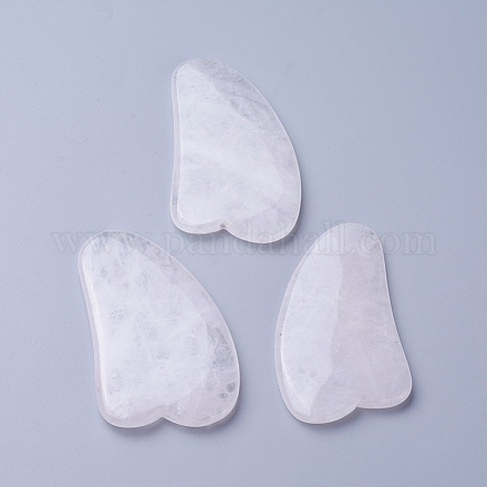 Tablas de gua sha de cristal de cuarzo natural G-O184-16-1
