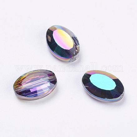 Imitation Austrian Crystal Beads SWAR-F072-11x8mm-31-1