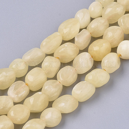 Topaz natural jade perlas hebras X-G-S363-025-1