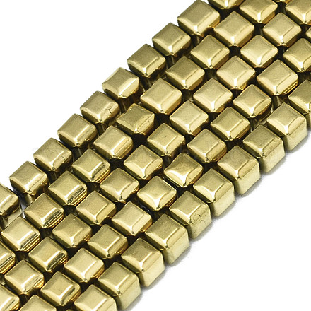 Chapelets de perles en hématite synthétique sans magnétiques G-S352-78-1