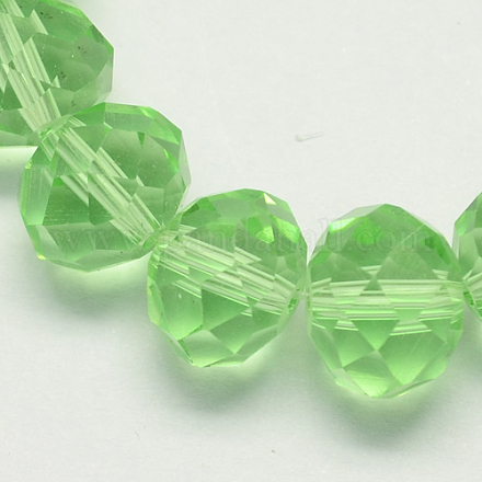 Handmade Imitate Austrian Crystal Faceted Rondelle Glass Beads X-G02YI0J1-1