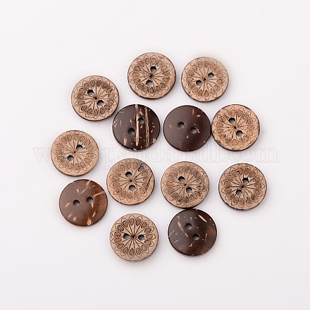 2-Hole Coconut Buttons BUTT-D051-06-1