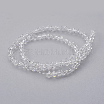 Chapelets de perles en imitation cristal autrichien G-M181-4mm-01A-1