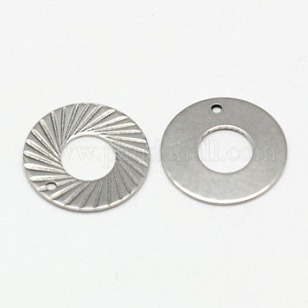 304 Stainless Steel Stamping Blank Tag Pendants STAS-K002-11A-1