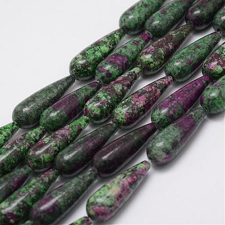 Natural Ruby in Zoisite Beads Strands G-E344-04-1