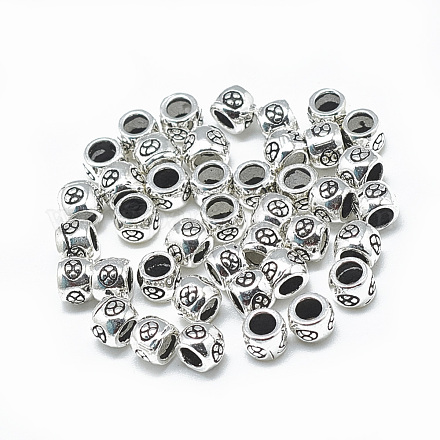 Thai 925 Sterling Silver Beads STER-T002-33AS-1