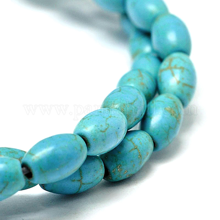 Dyed Synthetic Turquoise Bead Strands G-M143-05-B-1
