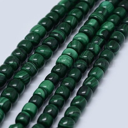 Chapelets de perles en malachite naturelle G-F571-19-1