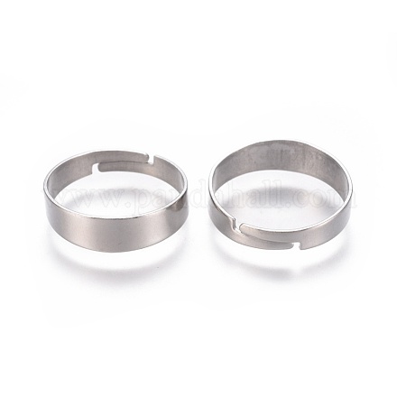 304 regolazioni dell'anello delle dita in acciaio inox STAS-E474-05P-1