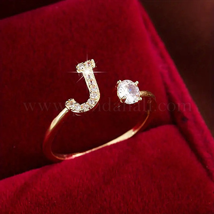 Латунные микро проложить манжеты кольца кубического циркония WG75066-10-1