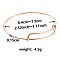 Adjustable Expandable 304 Stainless Steel Bangles for Women