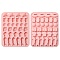 2Pcs Golf Theme Silicone Molds, Pink, 20.2x15.7x1.2cm