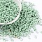 Opaque Acrylic Beads, Peanut, Aquamarine, 6.5x4x3mm, Hole: 1.4mm, about 197pcs/10g