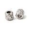 201 Stainless Steel Beads, Column, Stainless Steel Color, 4.5x4.5mm, Hole: 2mm