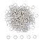 304 Stainless Steel Split Rings, Double Loops Jump Rings, Silver, 5x1.2mm, about 3.8mm inner diameter