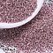 MIYUKI Delica Beads, Cylinder, Japanese Seed Beads, 11/0, (DB0435) Galvanized Pink Blush, 1.3x1.6mm, Hole: 0.8mm, about 2000pcs/bottle, 10g/bottle