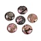Natural Rhodonite Cabochons, Half Round/Dome, 25x7~8mm