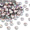 Preciosa&reg Crystal Hotfix Flatback Stones, Czech Crystal, Round(438 11 612 Chaton Rose VIVA 12 &reg), 71350 200 Rose Opal AB, SS16(3.8~4mm)