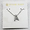 Brass Initial Pendant Necklaces for Women, Platinum, Letter A, 15.75 inch(40cm)