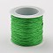 Nylon Thread Cord, DIY Material for Jewelry Making, Green, 0.8mm, about 38.27 yards(35m)/roll