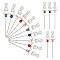 NBEADS 50 Pcs 5 Colors Decorative Sewing Pins, Cat Theme Pearl Head Pins Wedding Bouquet Pins Straight Quilting Pin 2.17 Inch Dressmaker Pins for DIY Sewing Craft Jewelry Decoration Fabric