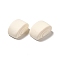 Opaque Resin Imitation Food Decoden Cabochons, Steamed Bread, Floral White, 27.5x19x15mm