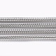 304ステンレス鋼の丸スネークチェーン  スプールで  ハンダ付け  ステンレス鋼色  1.5x1.5mm  約32.8フィート（10m）/ロール