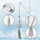 Gorgecraft 3Pcs 3 Style Interchangeable Alloy Snap Button Necklace Making FIND-GF0004-96-6