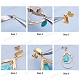 Sunnyclue kit di orecchini pendenti fai da te DIY-SC0016-20-4