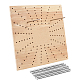 Tablero de bloqueo de ganchillo de madera chgcraft DIY-CA0005-28B-1