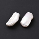 Perlas de perlas naturales keshi PEAR-P003-39-3