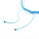 Bracelets de perles de nylon tressés réglables BJEW-JB06172-7