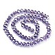 Electroplate Glass Beads Strands GR8MMY-07AB-3
