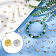 Dicosmétique 600 pièces 2 couleurs perles en alliage de style tibétain FIND-DC0002-54-5