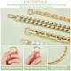 UNICRAFTALE 4Pcs 4 Styles Bag Chain Straps Acrylic Beads Bag Extender Chains Alloy Purse Chain 120~413mm Shoulder Bag Strap Extender with Spring Gate Rings for Bag Straps Replacement Accessories AJEW-UN0001-47-4
