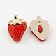 Strawberry UV Plating Acrylic Shank Buttons BUTT-D013-M-3