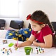 Kits de stickers diamant peinture bricolage pour enfants DIY-WH0168-55-7