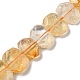 Chapelets de perles de citrine naturelle G-O052-03-2