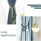 Zinc Alloy Curtain Hanging Decorations EL-TAC0001-09B-6