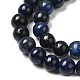 Chapelets de perles en lapis-lazuli naturel G-K311-14A-3