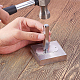 Unicraftale 1pc sellos de hierro cuboide patrón de flecha metal punch stamp stamping press tool metal acero etiqueta de estampado para imprimir en metal joyería de cuero de madera 64.5x10x10mm AJEW-BC0005-19J-5