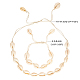 Cowrie Shell Braided Bead Jewelry Sets SJEW-PH0001-03-2