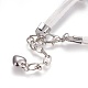 Faux Suede Snap Bracelet Making BJEW-R175-09-4