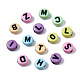 Perles acryliques opaques de couleurs mélangées MACR-Q242-007-2