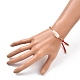 Bracelets coulissants ajustables à cordon torsadé en nylon BJEW-JB05322-01-4