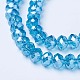 Chapelets de perles en verre électroplaqué EGLA-A034-T2mm-A13-3